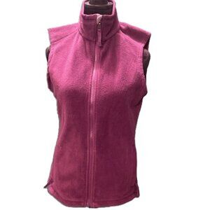 Cabela's Burgandy Fleece Vest